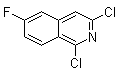 结构式 CAS# 1041423-26-0, 1,3-二氯-6-氟异喹啉