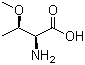 结构式 CAS# 104195-80-4, (2S,3S)-2-氨基-3-甲氧基丁酸