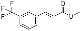 结构式 CAS# 104201-66-3, (E)-3-(三氟甲基)肉桂酸甲酯