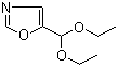 structure of CAS# 104336-01-8, 5-(Diethoxymethyl)oxazole