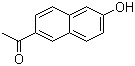 structure of CAS# 10441-41-5, 6-Acetyl-2-naphthol;1-(6-Hydroxy-2-naphthyl)ethan-1-one