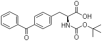 结构式 CAS# 104504-43-0, N-叔丁氧羰基-L-4-苯甲酰基苯丙氨酸