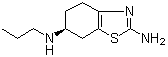 structure of CAS# 104632-26-0, Pramipexole;N'-Propyl-4,5,6,7-tetrahydrobenzothiazole-2,6-diamine; (S)-2-Amino-6-propylamino-4,5,6,7-tetrahydrobenzthiazole