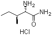 结构式 CAS# 10466-56-5, L-异亮酰胺盐酸盐