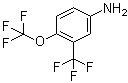 structure of CAS# 104678-68-4, 3-Trifluoromethyl-4-trifluoromethoxyaniline
