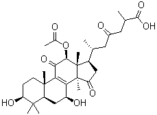 Ganoderic acid K molecular structure (CAS 104700-95-0)