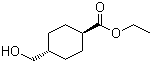 结构式 CAS# 104802-52-0, 反式-4-(羟基甲基)环己烷羧酸乙酯