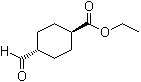 结构式 CAS# 104802-53-1, 反式-4-甲酰基环己烷羧酸乙酯