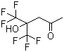 structure of CAS# 10487-10-2, 5,5,5-Trifluoro-4-hydroxy-4-(trifluoromethyl)-2-pentanone;1,1,1-Trifluoro-2-hydroxy-2-(trifluoromethyl)pentan-4-one