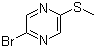 结构式 CAS# 1049026-49-4, 2-溴-5-甲硫基吡嗪