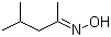 4-Methylpentan-2-one oxime molecular structure (CAS 105-44-2)