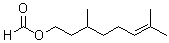 structure of CAS# 105-85-1, Citronellol formate;3,7-Dimethyl-6-octen-1-ol formate; Citronellyl formate; NSC 46117