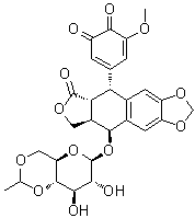 Etoposide 3',4'-quinone molecular structure (CAS 105016-65-7)