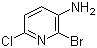 structure of CAS# 1050501-88-6, 2-Bromo-6-chloro-3-pyridinamine