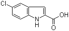 structure of CAS# 10517-21-2, 5-Chloroindole-2-carboxylic acid;5-Chloro-1H-indole-2-carboxylic acid