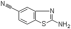 structure of CAS# 105314-08-7, 2-Amino-5-cyanobenzothiazole