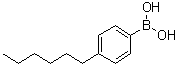 结构式 CAS# 105365-50-2, 4-己基苯硼酸