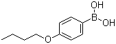 结构式 CAS# 105365-51-3, 4-丁氧基苯硼酸