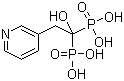 structure of CAS# 105462-24-6, Risedronic acid;(1-Hydroxy-1-phosphono-2-pyridin-3-yl-ethyl)phosphonic acid