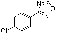 structure of CAS# 10550-15-9, 3-(4-Chlorophenyl)-1,2,4-oxadiazole
