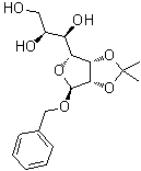 Phenylmethyl 2,3-O-(1-methylethylidene)-L-glycero-alpha-D-manno-heptofuranoside molecular structure (CAS 105592-29-8)