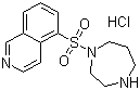 structure of CAS# 105628-07-7, Fasudil hydrochloride;1-(5-Isoquinolinesulfonyl)homopiperazine hydrochloride; Hexahydro-1-(5-isoquinolinylsulfonyl)-1H-1,4-diazepine monohydrochloride