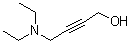 结构式 CAS# 10575-25-4, 4-(二乙基氨基)-2-丁炔-1-醇