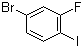 结构式 CAS# 105931-73-5, 1-溴-3-氟-4-碘苯; 4-溴-2-氟-1-碘苯; 3-氟-4-碘溴苯