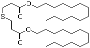 结构式 CAS# 10595-72-9, 3,3'-硫代双丙酸双十三烷基酯