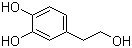 structure of CAS# 10597-60-1, 3,4-Dihydroxyphenylethanol;Hydroxytyrosol; 4-(2-Hydroxyethyl)benzene-1,2-diol
