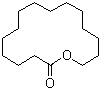structure of CAS# 106-02-5, Cyclopentadecanolide;1-Oxa-2-cyclohexadecanone; 15-Pentadecanolide; 15-Hydroxypentadecanoic acid lactone