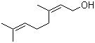 structure of CAS# 106-25-2, Nerol;(2Z)-3,7-dimethyl-2,6-octadien-1-ol