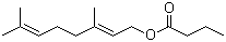 Geranyl butyrate molecular structure (CAS 106-29-6)