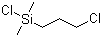 结构式 CAS# 10605-40-0, 二甲基-3-氯丙基氯代硅烷