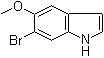 structure of CAS# 106103-36-0, 6-Bromo-5-methoxyindole