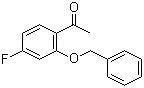 结构式 CAS# 106245-03-8, 1-[4-氟-2-(苯基甲氧基)苯基]乙酮