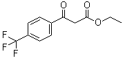 structure of CAS# 106263-53-0, beta-Oxo-4-(trifluoromethyl)benzenepropanoic acid ethyl ester;Ethyl 3-(4-trifluoromethylphenyl)-3-oxopropionate; Ethyl 3-oxo-3-[4-(trifluoromethyl)phenyl]propanoate