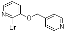 2-Bromo-3-(4-pyridinylmethoxy)pyridine molecular structure (CAS 1065484-75-4)