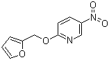 结构式 CAS# 1065484-84-5, 2-(2-呋喃基甲氧基)-5-硝基吡啶