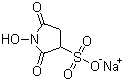 structure of CAS# 106627-54-7, N-Hydroxysulfosuccinimide sodium salt;Sulfo-NHS; Hydroxy-2,5-dioxopyrolidine-3-sulfonicacid sodium salt