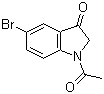 结构式 CAS# 106698-07-1, 1-乙酰基-5-溴吲哚-3-酮