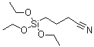 structure of CAS# 1067-47-6, 4-(Triethoxysilyl)butanenitrile;GH 520; gamma-Cyanopropyltriethoxysilane