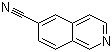 结构式 CAS# 106778-42-1, 6-氰基异喹啉