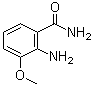 structure of CAS# 106782-78-9, 3-Methoxy-2-aminobenzamide;2-Amino-3-methoxybenzamide