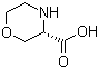 structure of CAS# 106825-79-0, (S)-3-Morpholinecarboxylic acid