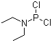 N,N-二乙基二氯亚磷酰胺分子结构 (CAS 1069-08-5)