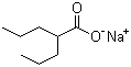 丙戊酸钠分子结构 (CAS 1069-66-5)