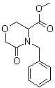 结构式 CAS# 106910-81-0, 5-氧代-4-(苯基甲基)-3-吗啉羧酸甲酯