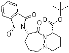 (1S,9S)-9-(1,3-Dihydro-1,3-dioxo-2H-isoindol-2-yl)octahydro-10-oxo-6H-pyridazino[1,2-a][1,2]diazepine-1-carboxylic acid tert-butyl ester molecular structure (CAS 106927-97-3)