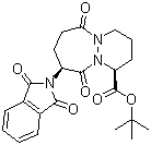 (1S,9S)-9-(1,3-Dihydro-1,3-dioxo-2H-isoindol-2-yl)octahydro-6,10-dioxo-6H-pyridazino[1,2-a][1,2]diazepine-1-carboxylic acid tert-butyl ester molecular structure (CAS 106928-72-7)